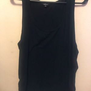 Lot of 6 plus size black tank tops
